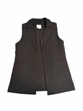 Maison d'Amélie Black Garment Label Jacket/Vest
